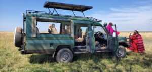 car in masai mara